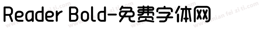 Reader Bold字体转换